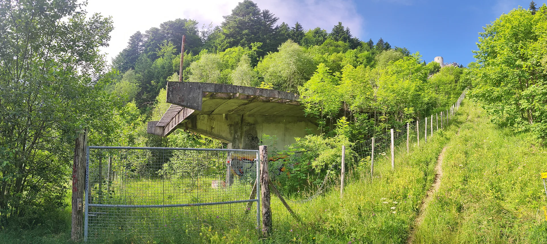 Photo d'archive du tremplin