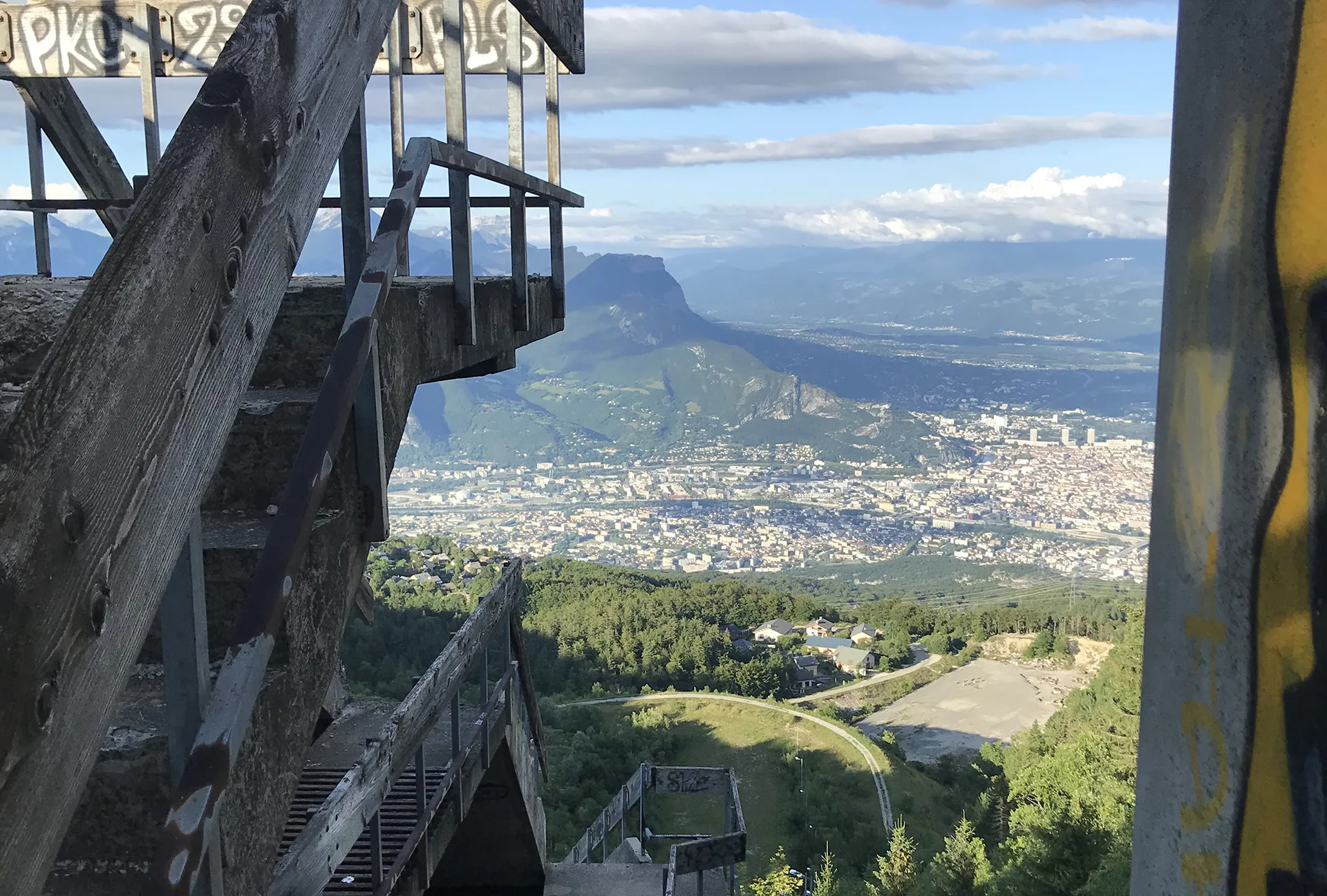 Photo d'archive du tremplin